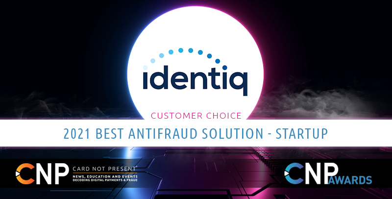 CNP Awards Best Antifraud Solution - Startup CC Identiq
